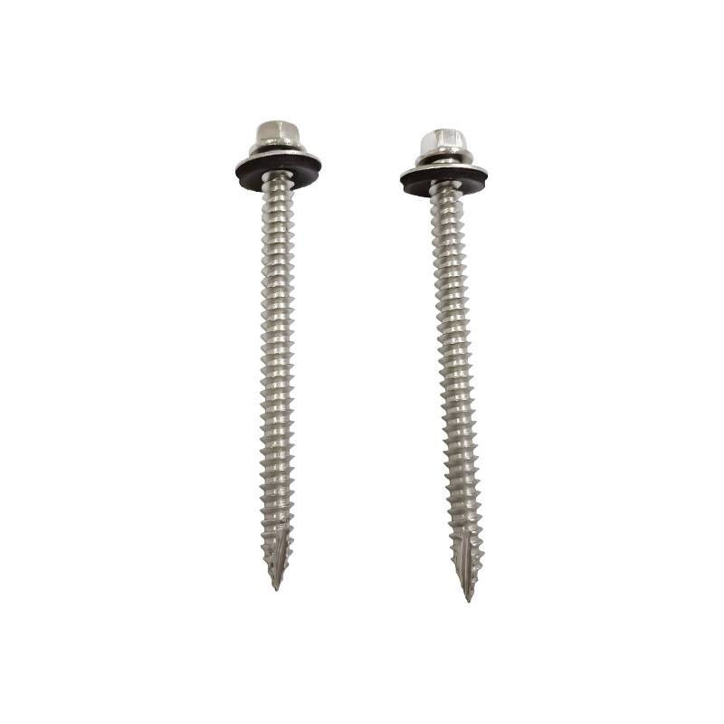 Hex Washer Head Type 17 Self-Tapping Screw with EPDM Washer